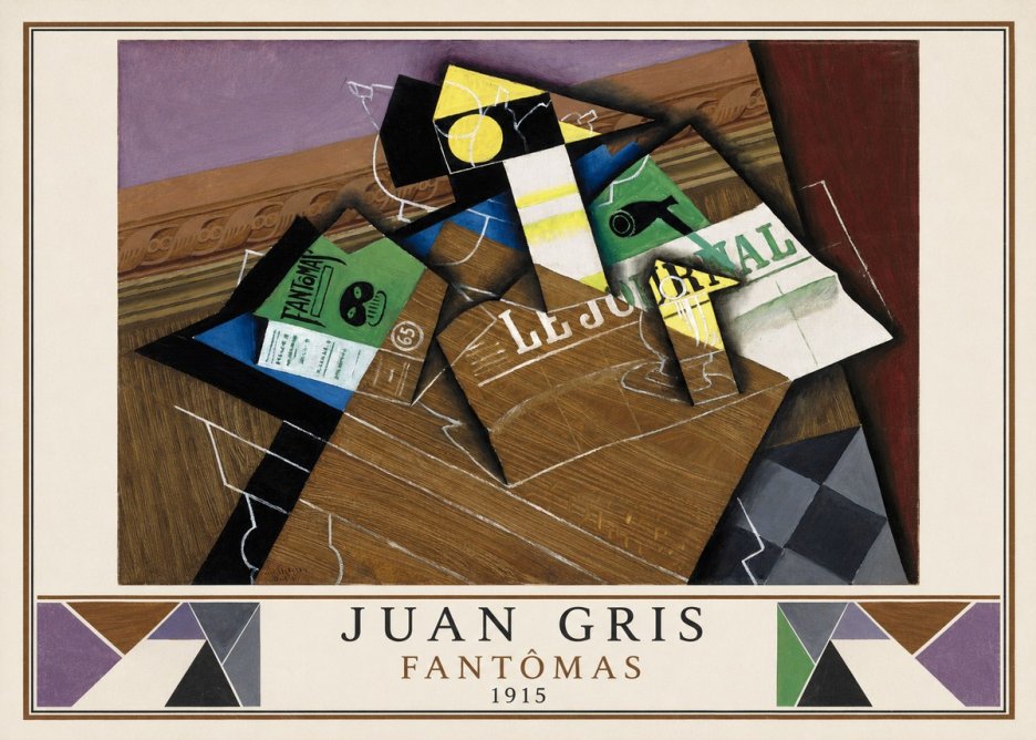 Juan Gris Fantômas II No1 - Póster