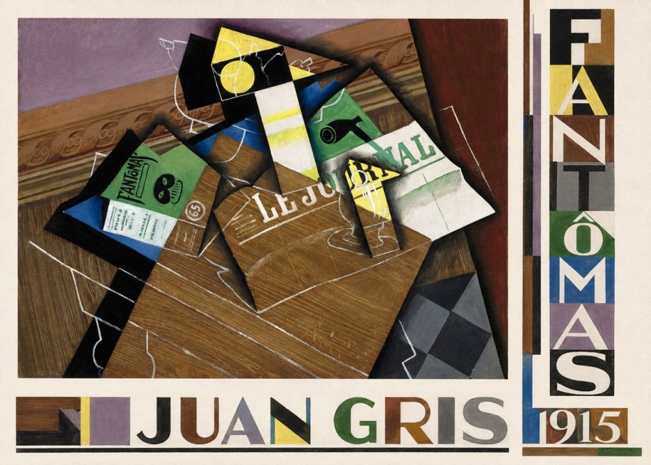 Juan Gris Fantômas II No3 - Póster