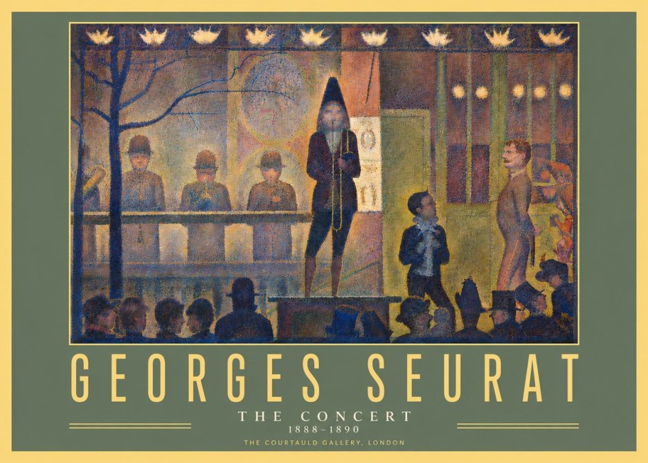 Seurat The Concert No4 - Póster