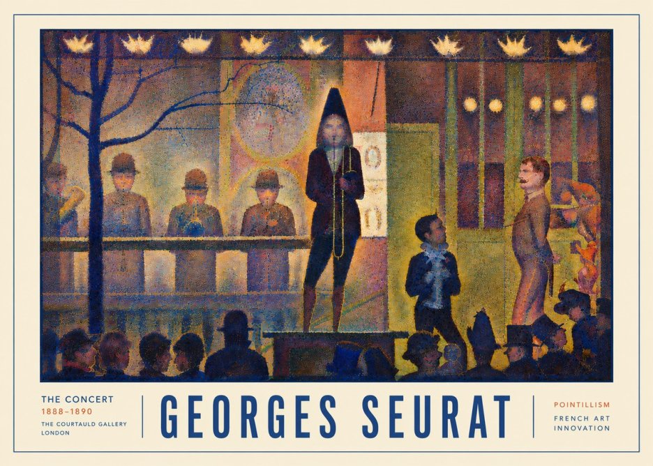 Seurat The Concert No5 - Póster