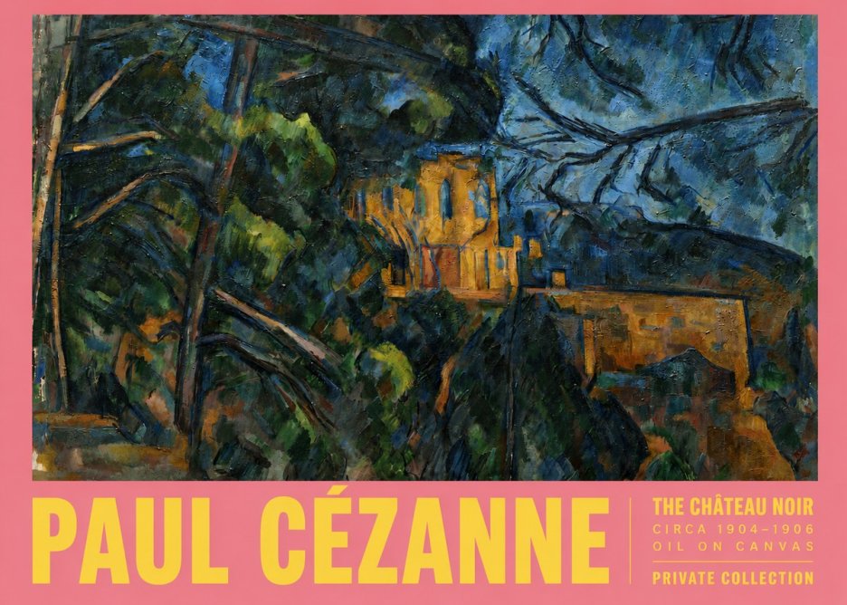 Paul Cézanne The Château Noir No3 - Póster