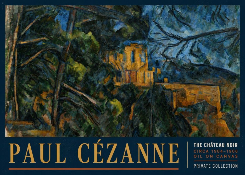 Paul Cézanne The Château Noir No6 - Póster