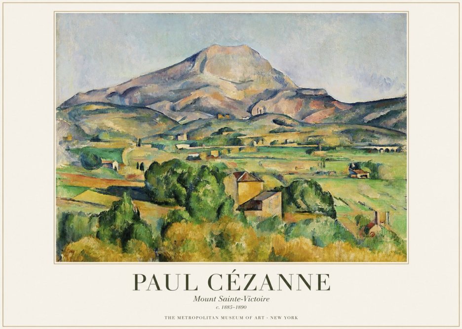 Paul Cézanne Mount Sainte-victoire No1 - Póster