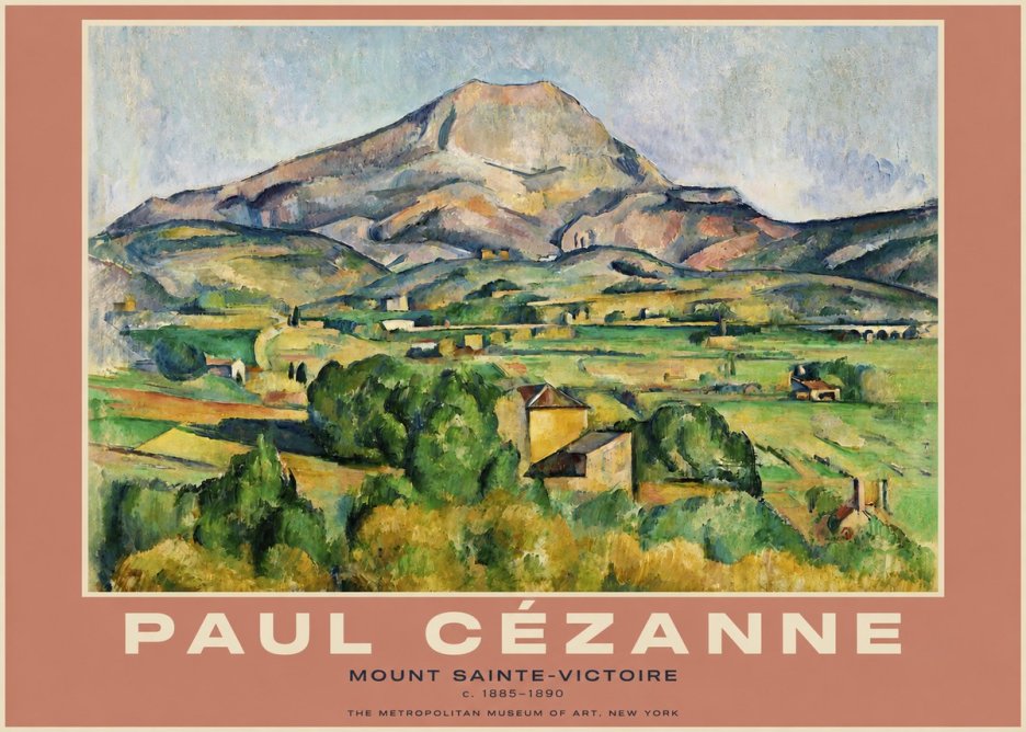 Paul Cézanne Mount Sainte-victoire No4 - Póster
