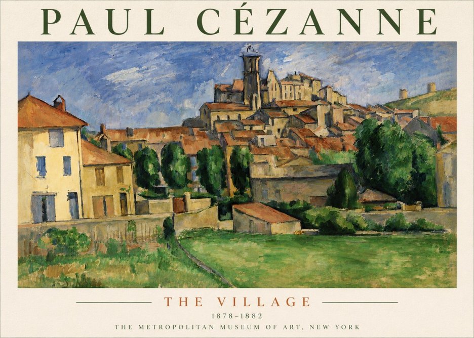 Paul Cézanne The Village I No4 - Póster