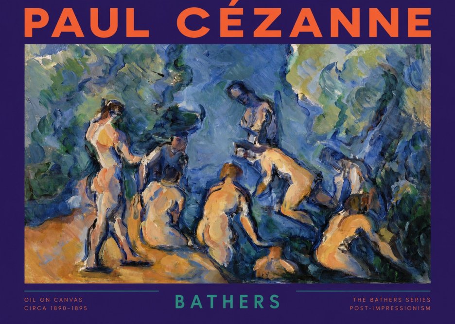 Paul Cézanne Bathers I No2 - Póster
