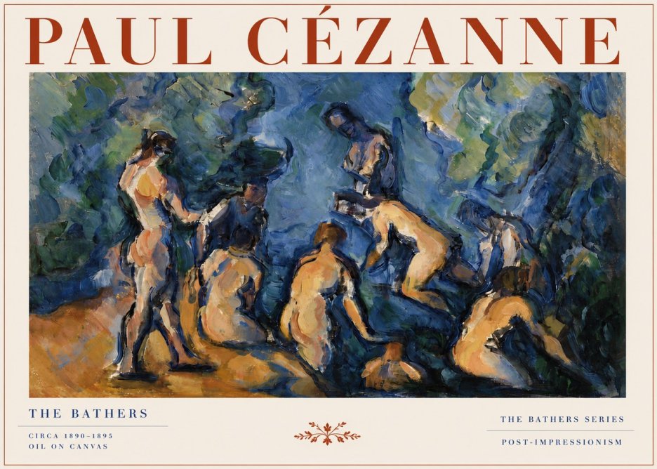 Paul Cézanne Bathers I No4 - Póster