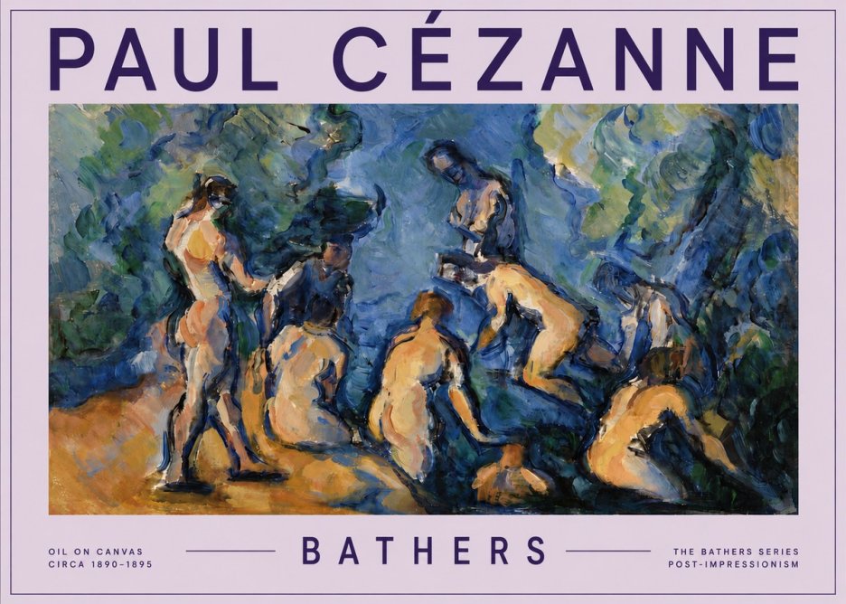 Paul Cézanne Bathers I No5 - Póster