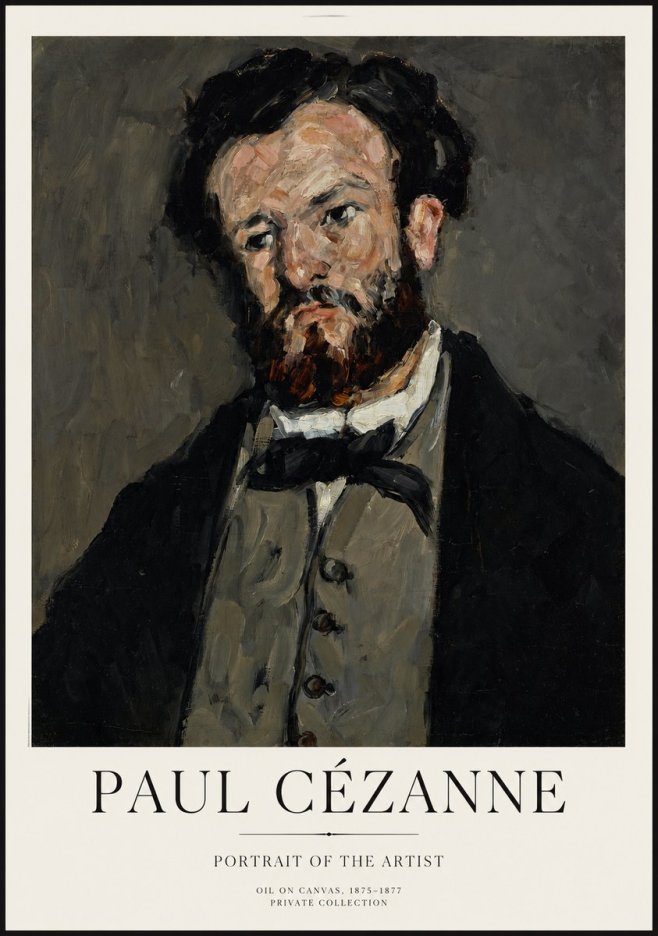 Paul Cézanne Portrait of the Artist I No1 - Póster