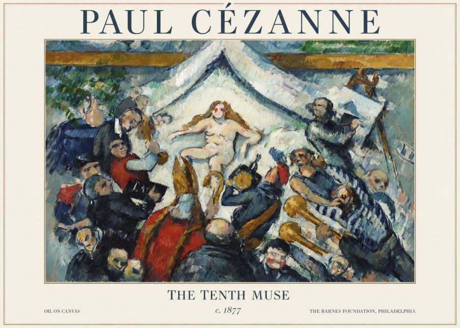 Paul Cézanne The Tenth Muse No1 - Póster
