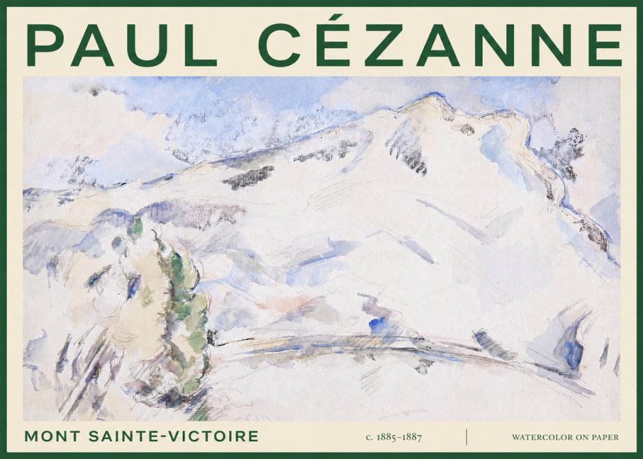 Paul Cézanne Mont Sainte-victoire No3 - Póster