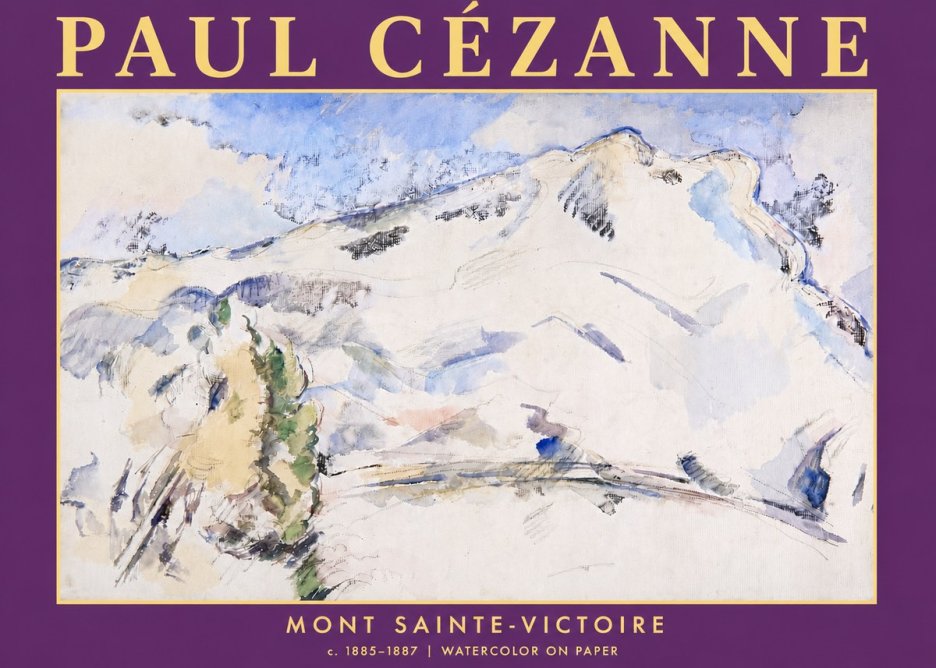 Paul Cézanne Mont Sainte-victoire No5 - Póster