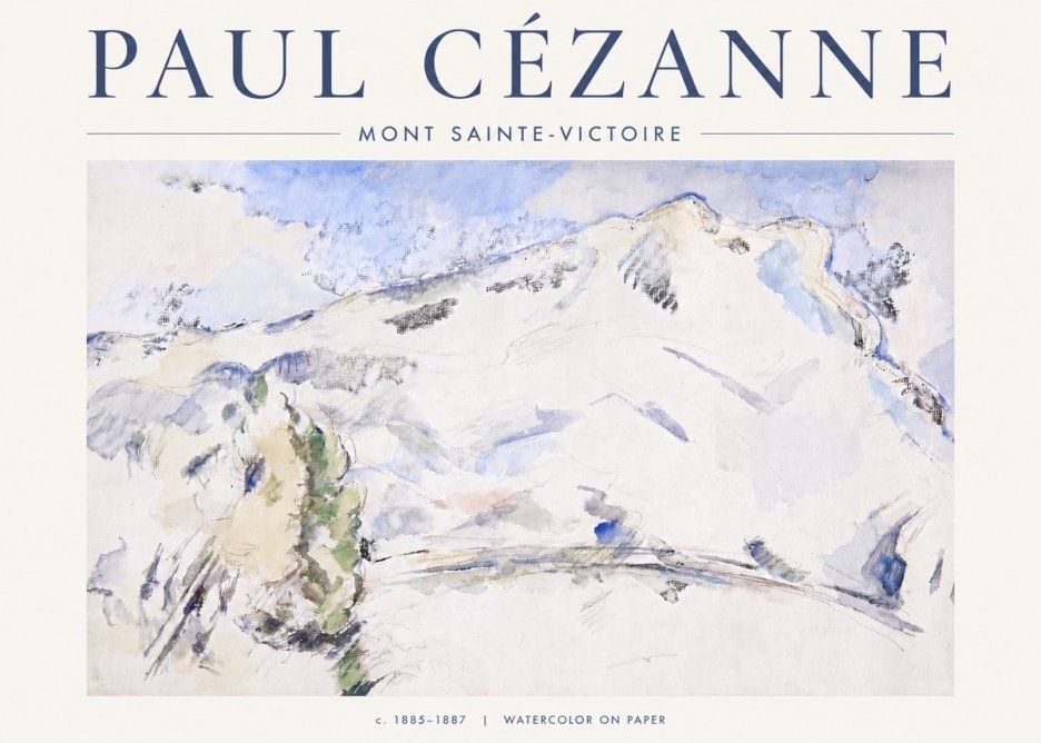 Paul Cézanne Mont Sainte-victoire No6 - Póster