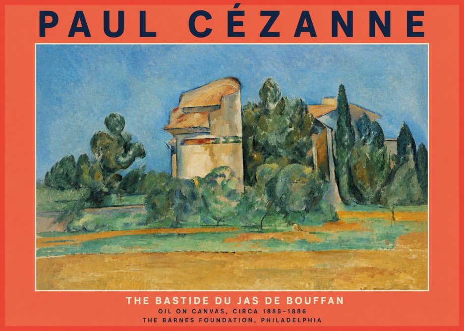 Paul Cézanne The Bastide Du Jas De Bouffan No2 - Póster