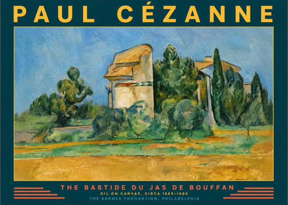 Paul Cézanne The Bastide Du Jas De Bouffan No4 - Póster