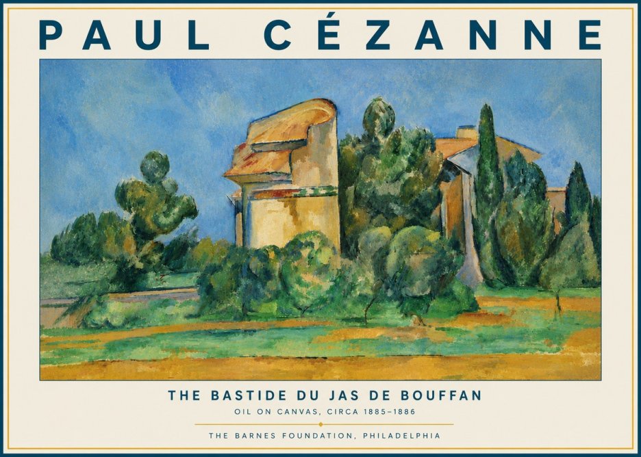 Paul Cézanne The Bastide Du Jas De Bouffan No5 - Póster