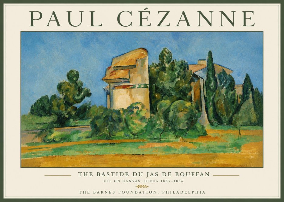 Paul Cézanne The Bastide Du Jas De Bouffan No6 - Póster