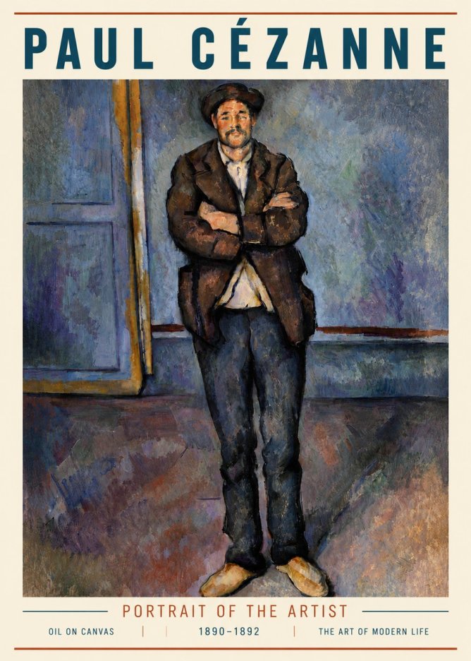 Paul Cézanne Portrait of the Artist II No5 - Póster