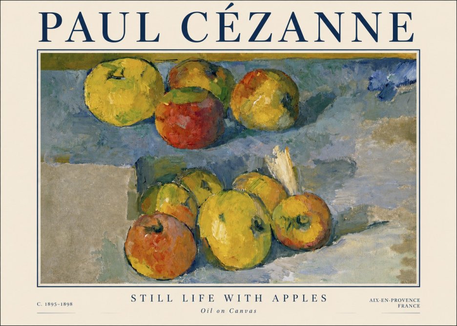Paul Cézanne Still Life with Apples No3 - Póster