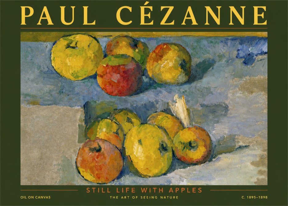 Paul Cézanne Still Life with Apples No5 - Póster
