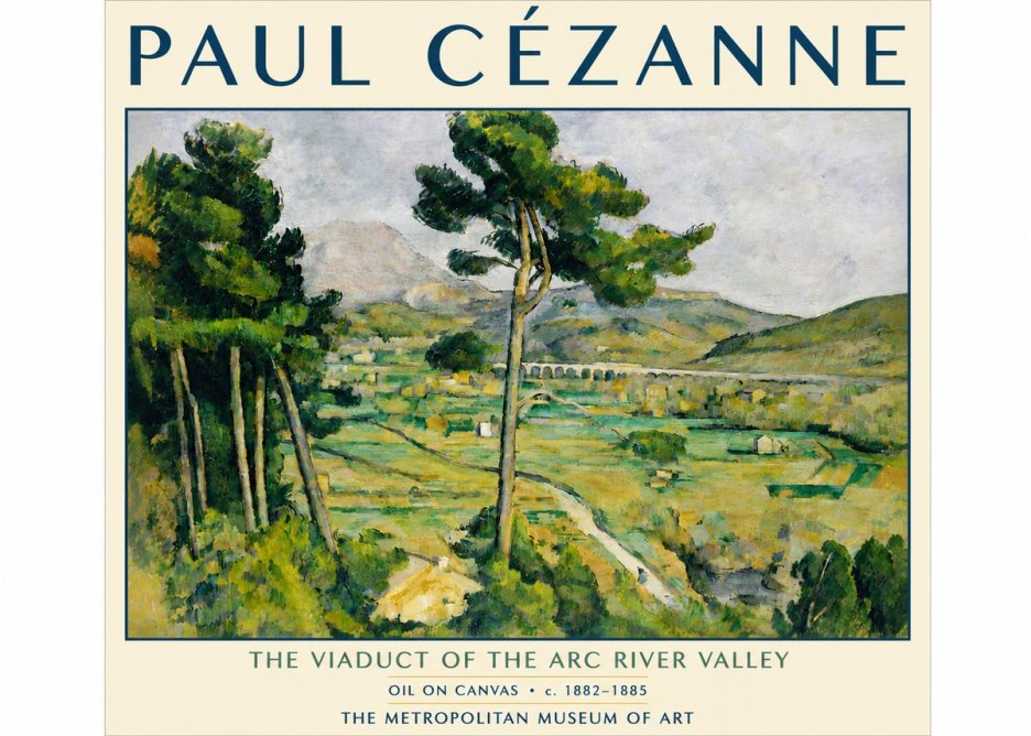 Paul Cézanne The Viaduct of the Arc River Valley No5 - Póster