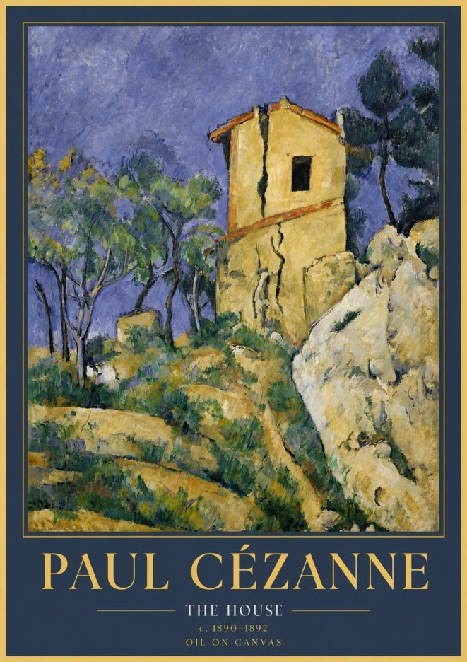 Paul Cézanne The House No5 - Póster