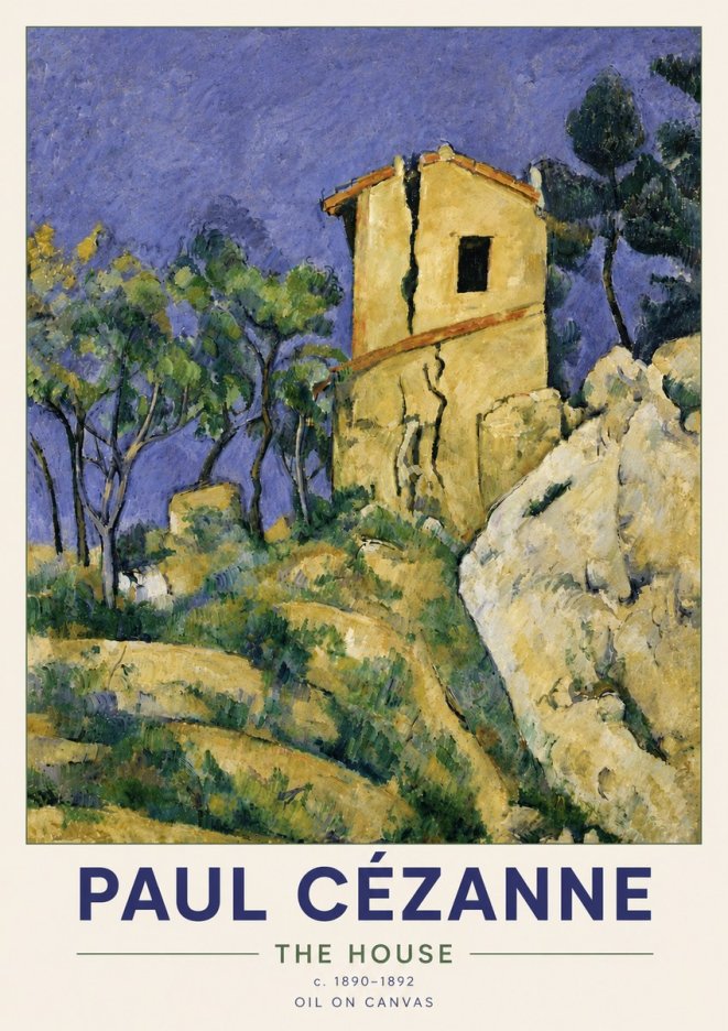 Paul Cézanne The House No6 - Póster
