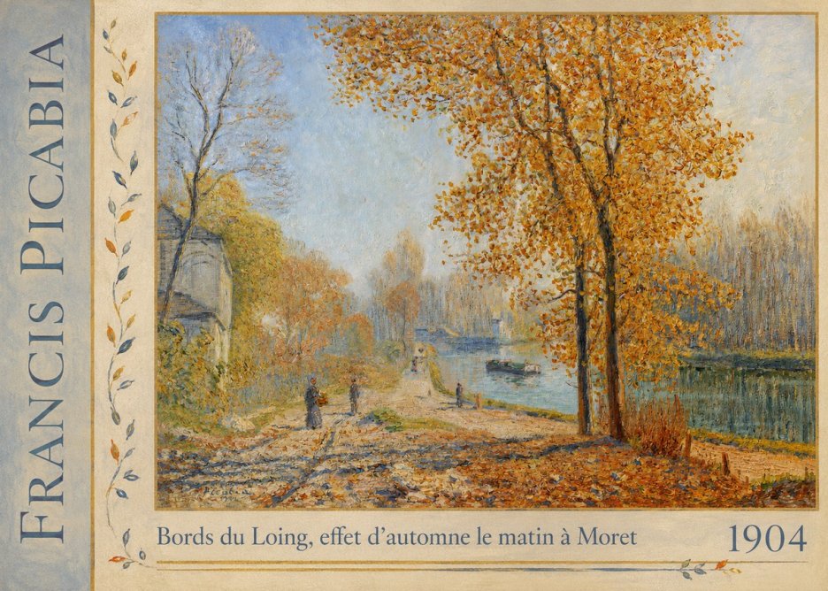 Francis Picabia Bords Du Loing, Effet D'automne Le Matin À Moret No2 - Póster