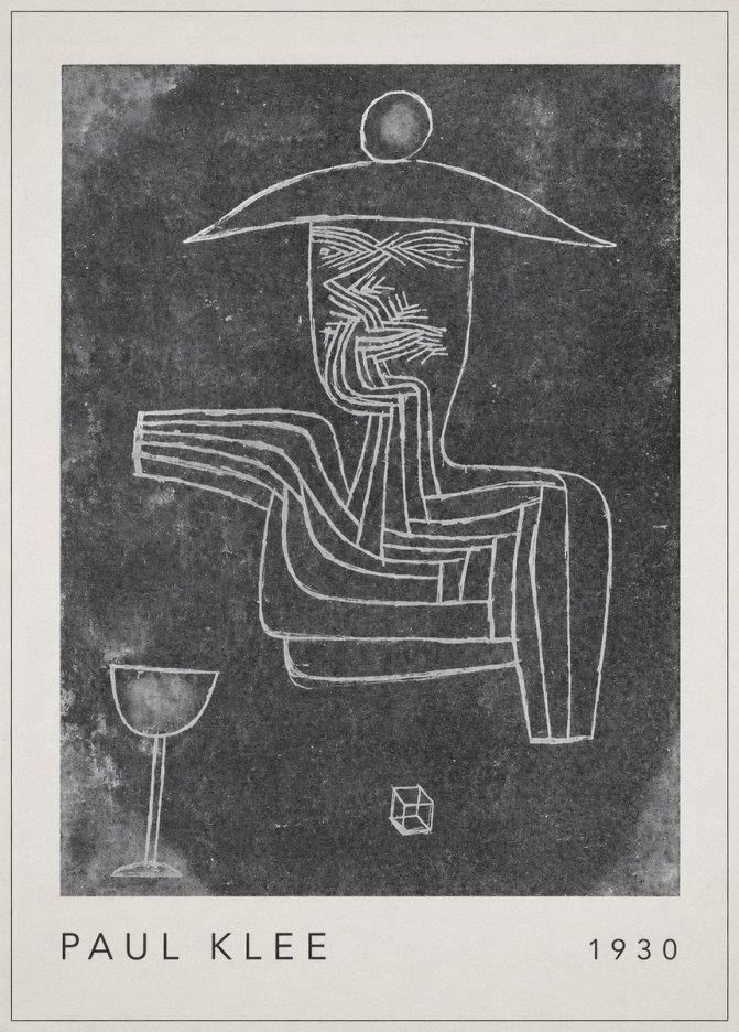 Paul Klee Figure of a Seer No6 - Póster
