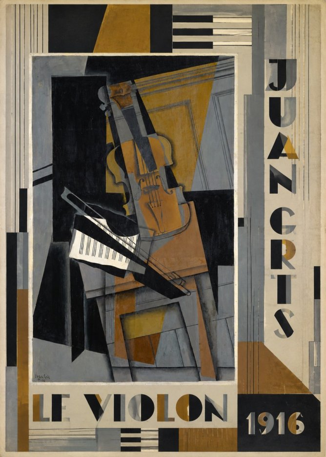 Juan Gris Le Violon No6 - Póster