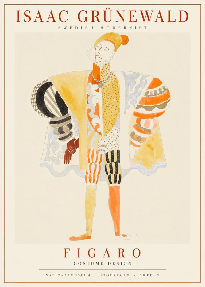 Isaac Grünewald Figaro I No1 - Póster