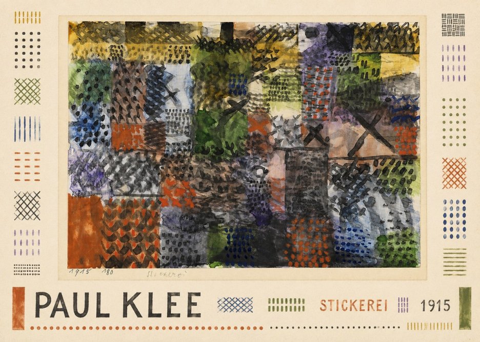 Paul Klee Stickerei No1 - Póster