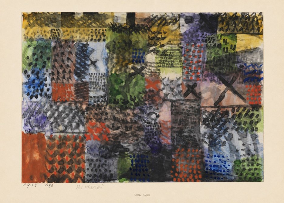 Paul Klee Stickerei No5 - Póster