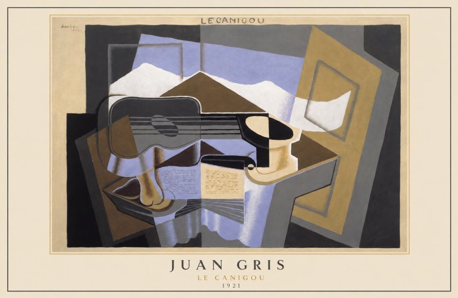 Juan Gris Le Canigou No3 - Póster