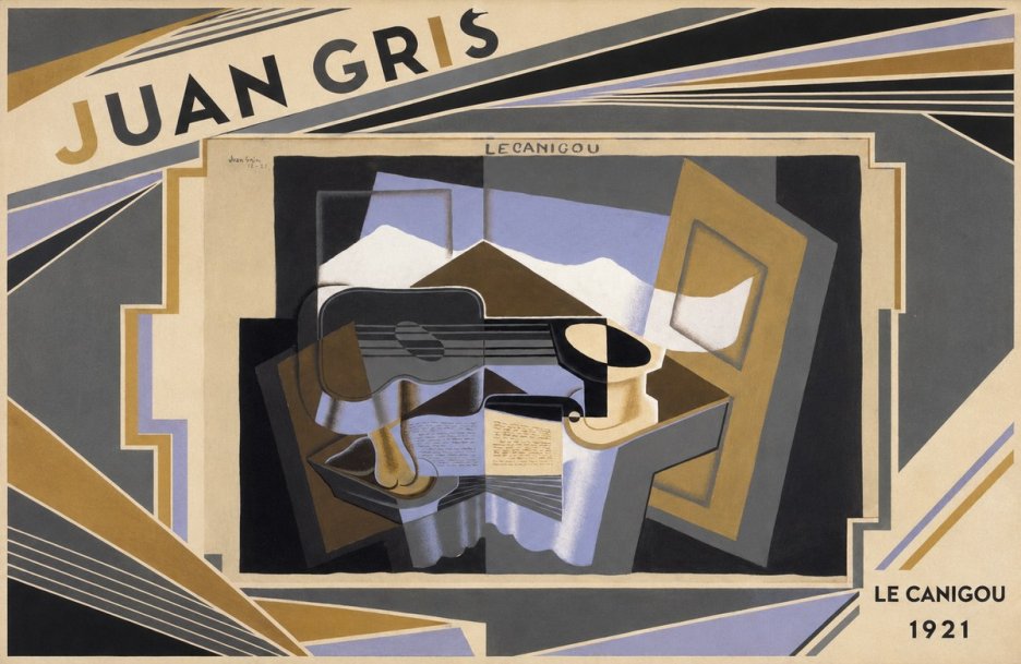 Juan Gris Le Canigou No4 - Póster