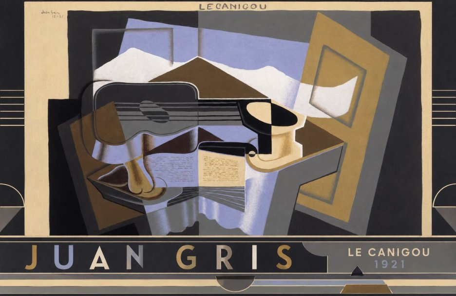 Juan Gris Le Canigou No5 - Póster