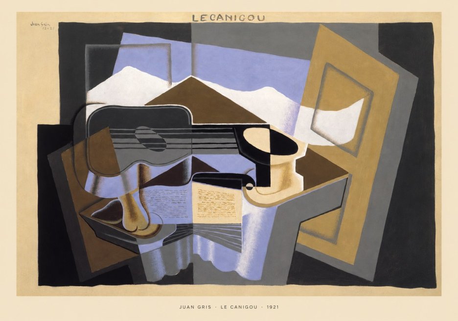 Juan Gris Le Canigou No6 - Póster