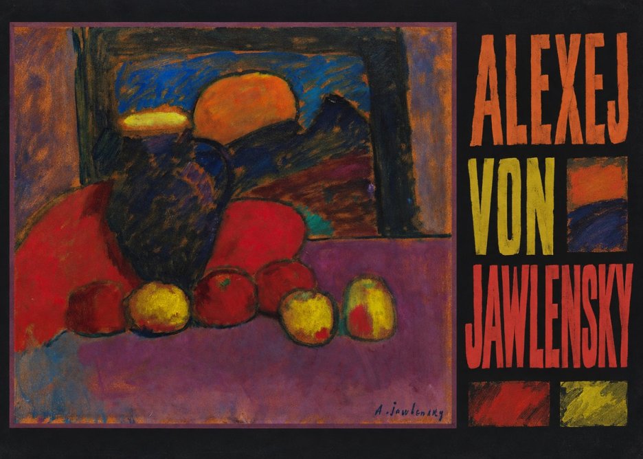 Alexej von Jawlensky Still Life with Vase and Fruit No4 - Póster