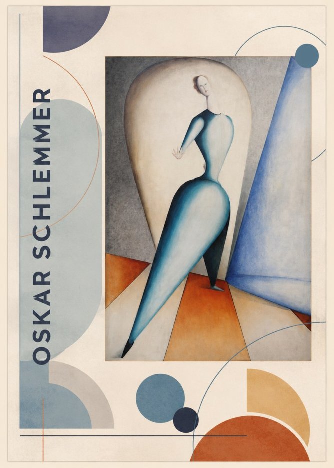 Oskar Schlemmer Oskar Schlemmer No5 - Póster