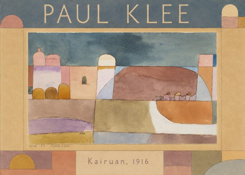 Paul Klee Kairuan, 1916 No3 - Póster
