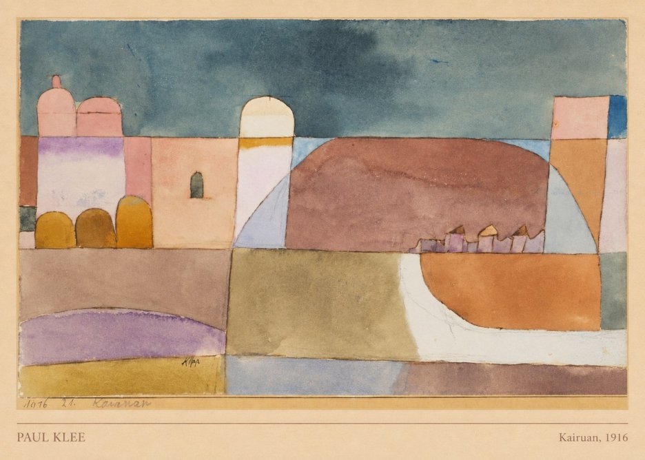 Paul Klee Kairuan, 1916 No5 - Póster