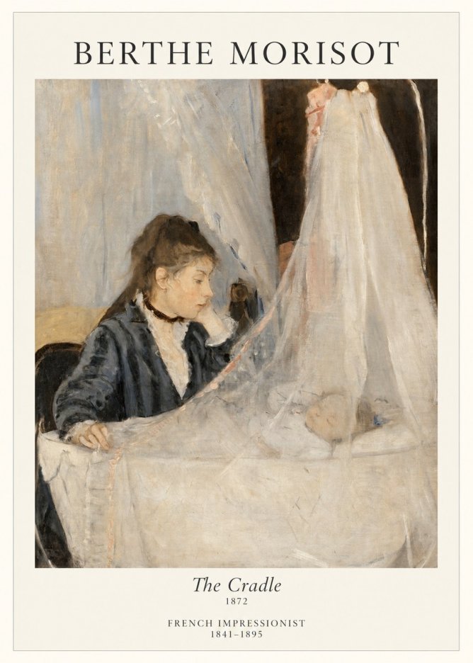 Berthe Morisot The Cradle No1 - Póster