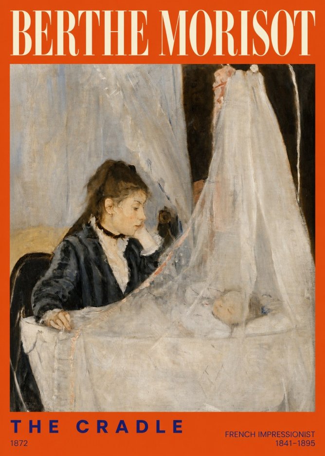 Berthe Morisot The Cradle No2 - Póster