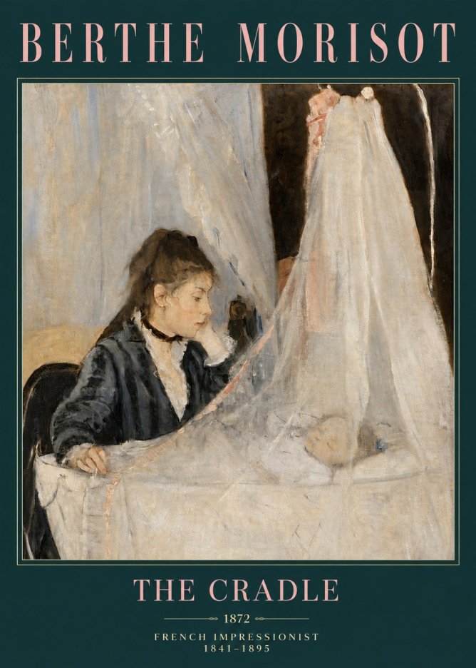 Berthe Morisot The Cradle No3 - Póster