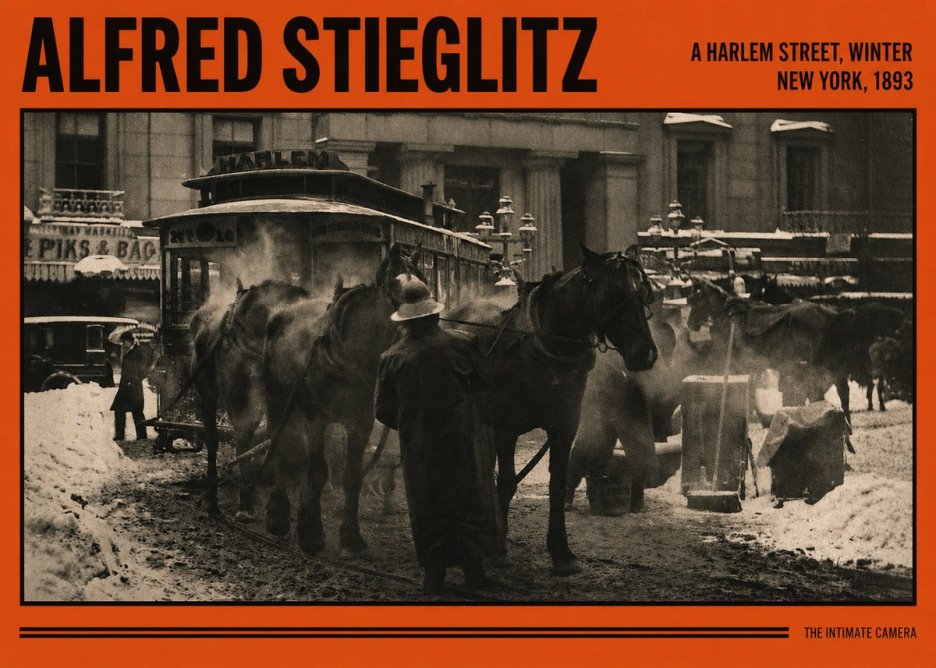 Alfred Stieglitz New York - Winter No4 - Póster