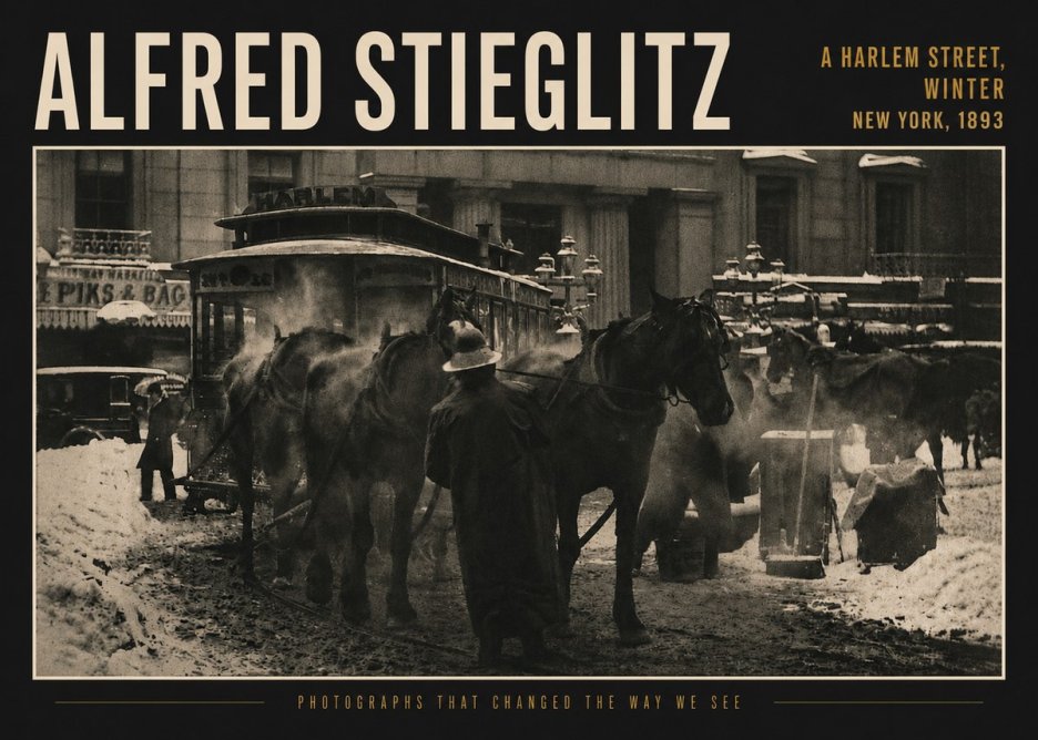 Alfred Stieglitz New York - Winter No5 - Póster