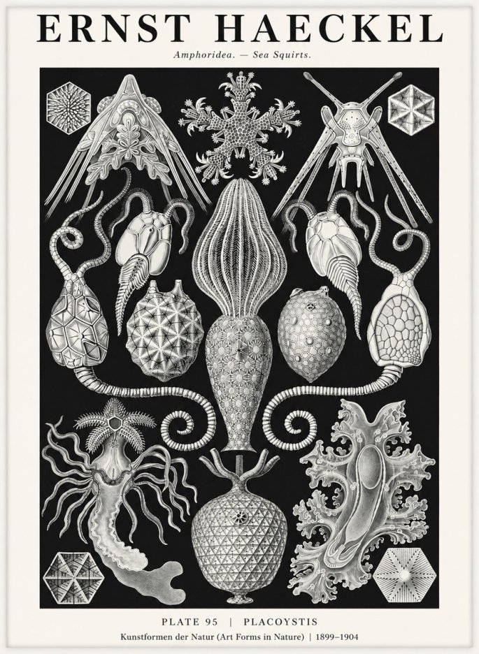 Ernst Haeckel Amphoridea No3 - Póster