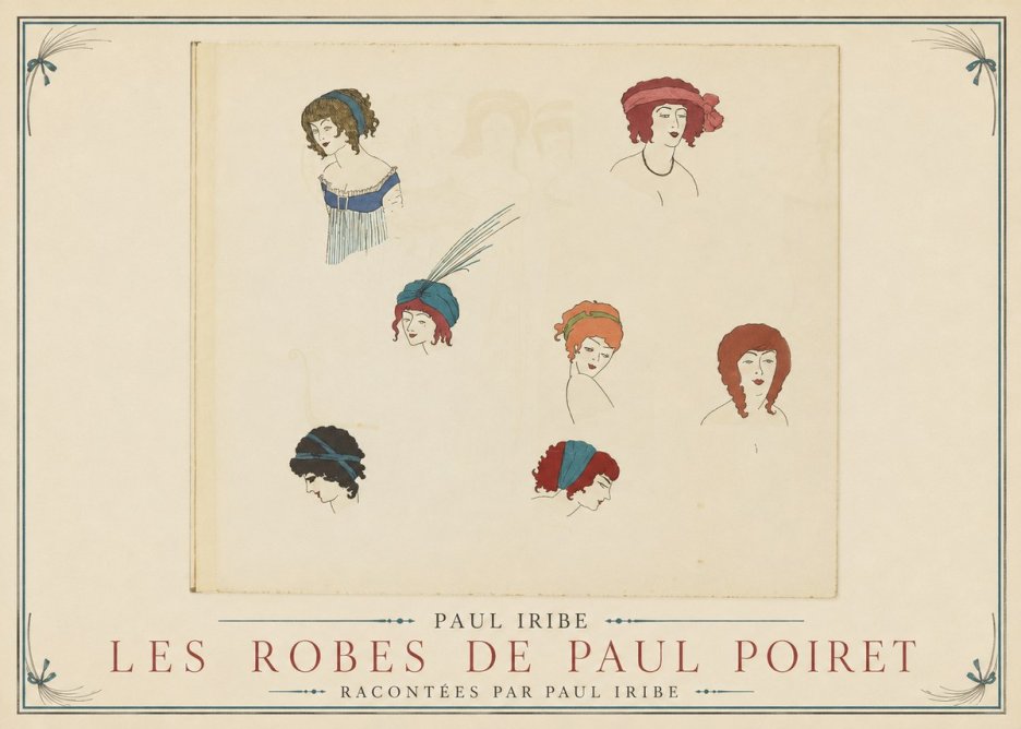 Paul Iribe Les Robes De Paul Poiret No1 - Póster