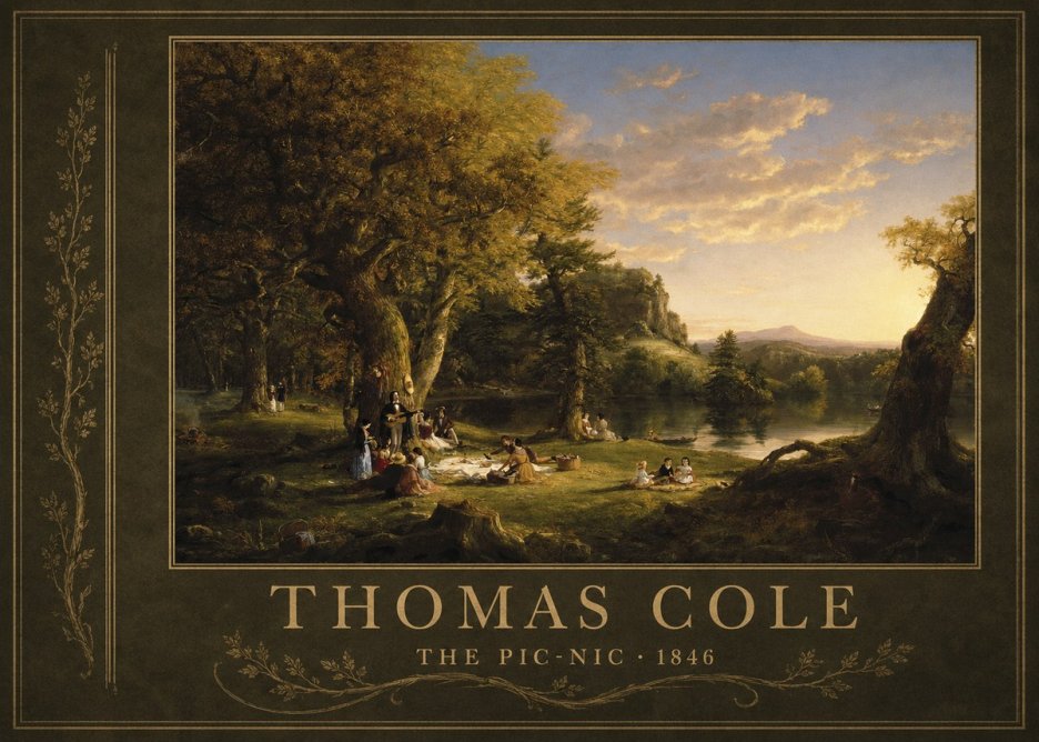 Thomas Cole The Pic-nic I No2 - Póster