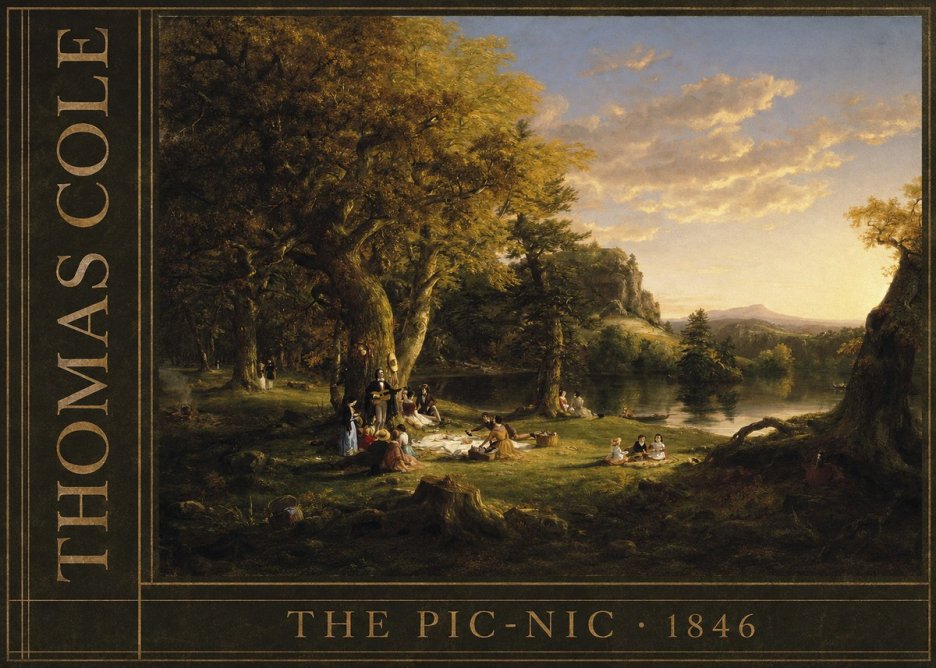 Thomas Cole The Pic-nic I No5 - Póster